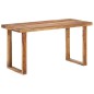 vidaXL Tavolo da Pranzo 140x70x76 cm in Legno Massello di Sheesham vidaXL Tavolo da Pranzo 140x70x76 cm in Legno Massello di Sheesham