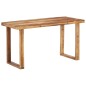 vidaXL Tavolo da Pranzo 140x70x76 cm in Legno Massello di Sheesham vidaXL Tavolo da Pranzo 140x70x76 cm in Legno Massello di Sheesham