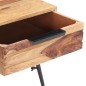 vidaXL Tavolino da Caffè 88x55x40 cm in Legno Massello di Sheesham