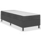 vidaXL Letto a Molle Grigio in Tessuto 90x200 cm vidaXL Letto a Molle Grigio in Tessuto 90x200 cm
