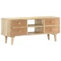 vidaXL Mobile Porta TV 110x30x45 cm in Legno Massello di Mango vidaXL Mobile Porta TV 110x30x45 cm in Legno Massello di Mango