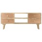 vidaXL Mobile Porta TV 110x30x45 cm in Legno Massello di Mango vidaXL Mobile Porta TV 110x30x45 cm in Legno Massello di Mango