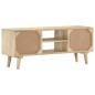 vidaXL Mobile Porta TV 110x30x45 cm in Legno Massello di Mango vidaXL Mobile Porta TV 110x30x45 cm in Legno Massello di Mango