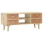vidaXL Mobile Porta TV 110x30x45 cm in Legno Massello di Mango vidaXL Mobile Porta TV 110x30x45 cm in Legno Massello di Mango