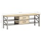 vidaXL Mobile Porta TV 120x30x40 cm in Legno Massello di Mango vidaXL Mobile Porta TV 120x30x40 cm in Legno Massello di Mango
