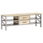 vidaXL Mobile Porta TV 120x30x40 cm in Legno Massello di Mango vidaXL Mobile Porta TV 120x30x40 cm in Legno Massello di Mango