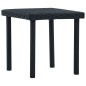 vidaXL Tavolino da Tè da Giardino Nero 40x40x40 cm in Polyrattan vidaXL Tavolino da Tè da Giardino Nero 40x40x40 cm in Polyrattan