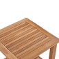 vidaXL Tavolino da Caffè 45x45x45 cm in Legno Massello di Teak