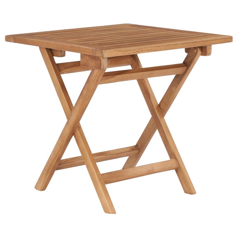 vidaXL Tavolo da Giardino Pieghevole 45x45x45 cm in Legno di Teak vidaXL Tavolo da Giardino Pieghevole 45x45x45 cm in Legno di Teak