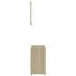 Set Mobili da Bagno 3 pz Rovere Sonoma in Truciolato Set Mobili da Bagno 3 pz Rovere Sonoma in Truciolato