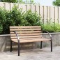vidaXL Panchina da Giardino 120 cm in Legno e Ferro vidaXL Panchina da Giardino 120 cm in Legno e Ferro