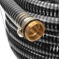 Tubo di Aspirazione con Connettori in Ottone 10 m 25 mm Nero Tubo di Aspirazione con Connettori in Ottone 10 m 25 mm Nero