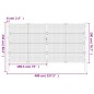 vidaXL Cancello Giardino Antracite 400x200 cm in Acciaio vidaXL Cancello Giardino Antracite 400x200 cm in Acciaio