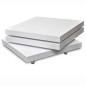 vidaXL Tavolino da Salotto a 3 Livelli Bianco Lucido vidaXL Tavolino da Salotto a 3 Livelli Bianco Lucido
