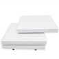 vidaXL Tavolino da Salotto a 3 Livelli Bianco Lucido vidaXL Tavolino da Salotto a 3 Livelli Bianco Lucido