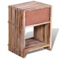 vidaXL Comodino con Cassetto in Legno di Recupero di Teak vidaXL Comodino con Cassetto in Legno di Recupero di Teak