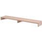 vidaXL Supporto per Monitor in Truciolato 110x23,5x9 cm Beige vidaXL Supporto per Monitor in Truciolato 110x23,5x9 cm Beige