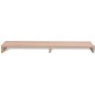vidaXL Supporto per Monitor in Truciolato 110x23,5x9 cm Beige vidaXL Supporto per Monitor in Truciolato 110x23,5x9 cm Beige