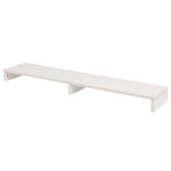 vidaXL Supporto per Monitor Truciolato 110x23,5x9 cm Bianco