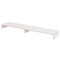 vidaXL Supporto per Monitor Truciolato 110x23,5x9 cm Bianco vidaXL Supporto per Monitor Truciolato 110x23,5x9 cm Bianco