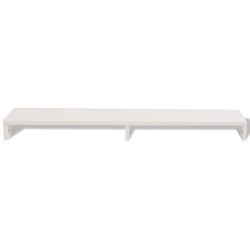 vidaXL Supporto per Monitor Truciolato 110x23,5x9 cm Bianco