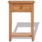 vidaXL Tavolo Consolle 50x32x75 cm in Massello di Rovere vidaXL Tavolo Consolle 50x32x75 cm in Massello di Rovere