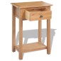 vidaXL Tavolo Consolle 50x32x75 cm in Massello di Rovere vidaXL Tavolo Consolle 50x32x75 cm in Massello di Rovere