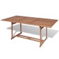 vidaXL Tavolo da Giardino 180x90x75 cm in Massello di Teak vidaXL Tavolo da Giardino 180x90x75 cm in Massello di Teak