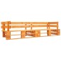 Divani da Giardino su Pallet 2 pz Cuscini Grigi in Legno Pino Divani da Giardino su Pallet 2 pz Cuscini Grigi in Legno Pino