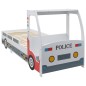vidaXL Letto Bimbo Auto della Polizia con Scrivania 90x200 cm vidaXL Letto Bimbo Auto della Polizia con Scrivania 90x200 cm