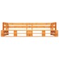 Divani da Giardino su Pallet 2 pz Cuscini Grigi in Legno Pino Divani da Giardino su Pallet 2 pz Cuscini Grigi in Legno Pino