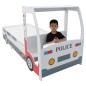 vidaXL Letto Bimbo Auto della Polizia con Scrivania 90x200 cm vidaXL Letto Bimbo Auto della Polizia con Scrivania 90x200 cm