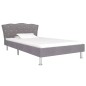 vidaXL Giroletto in Tessuto Grigio Chiaro 90x200 cm vidaXL Giroletto in Tessuto Grigio Chiaro 90x200 cm