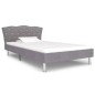 vidaXL Giroletto in Tessuto Grigio Chiaro 90x200 cm vidaXL Giroletto in Tessuto Grigio Chiaro 90x200 cm