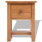 vidaXL Comodino 36x30x47 cm in Legno Massello di Rovere vidaXL Comodino 36x30x47 cm in Legno Massello di Rovere
