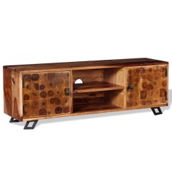 vidaXL Mobile Porta TV in Legno di Sheesham 120x30x40 cm