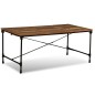 vidaXL Tavolo da Pranzo in Legno Massello Anticato 180 cm vidaXL Tavolo da Pranzo in Legno Massello Anticato 180 cm