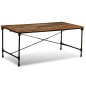 vidaXL Tavolo da Pranzo in Legno Massello Anticato 180 cm vidaXL Tavolo da Pranzo in Legno Massello Anticato 180 cm