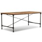 vidaXL Tavolo da Pranzo in Legno Massello Anticato 180 cm vidaXL Tavolo da Pranzo in Legno Massello Anticato 180 cm