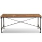 vidaXL Tavolo da Pranzo in Legno Massello Anticato 180 cm vidaXL Tavolo da Pranzo in Legno Massello Anticato 180 cm