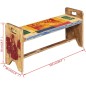 vidaXL Panchina Cola in Legno Massello di Recupero 100x30x50 cm vidaXL Panchina Cola in Legno Massello di Recupero 100x30x50 cm