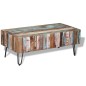 vidaXL Tavolino da Caffè in Legno Massello Anticato 100x50x38 cm vidaXL Tavolino da Caffè in Legno Massello Anticato 100x50x38 cm