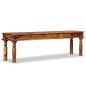 vidaXL Panca in Legno Massello di Sheesham 160x35x45 cm