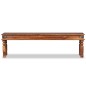vidaXL Panca in Legno Massello di Sheesham 160x35x45 cm