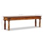 vidaXL Panca in Legno Massello di Sheesham 160x35x45 cm