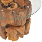 vidaXL Tavolino da Caffè in Legname Massello di Teak 60 cm vidaXL Tavolino da Caffè in Legname Massello di Teak 60 cm