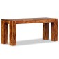 vidaXL Panca in Legno Massello di Sheesham 110x35x45 cm vidaXL Panca in Legno Massello di Sheesham 110x35x45 cm