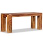 vidaXL Panca in Legno Massello di Sheesham 110x35x45 cm vidaXL Panca in Legno Massello di Sheesham 110x35x45 cm