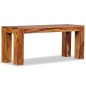 vidaXL Panca in Legno Massello di Sheesham 110x35x45 cm vidaXL Panca in Legno Massello di Sheesham 110x35x45 cm