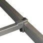 vidaXL Tavolo da Pranzo in Legno Massello di Sheesham e Acciaio 180 cm vidaXL Tavolo da Pranzo in Legno Massello di Sheesham e Acciaio 180 cm